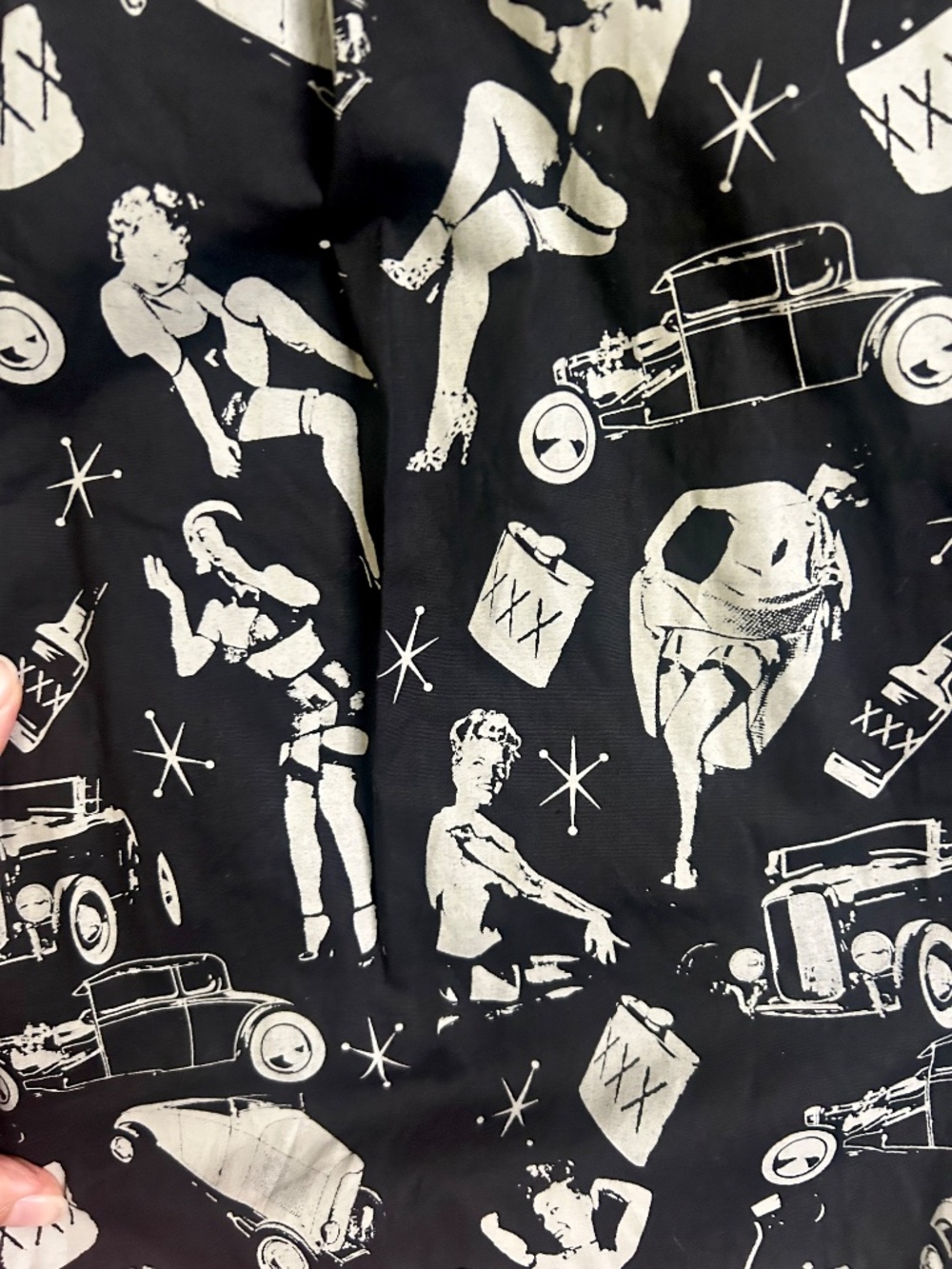 Sourpuss Fast Cars Dress - Picture 4 of 4